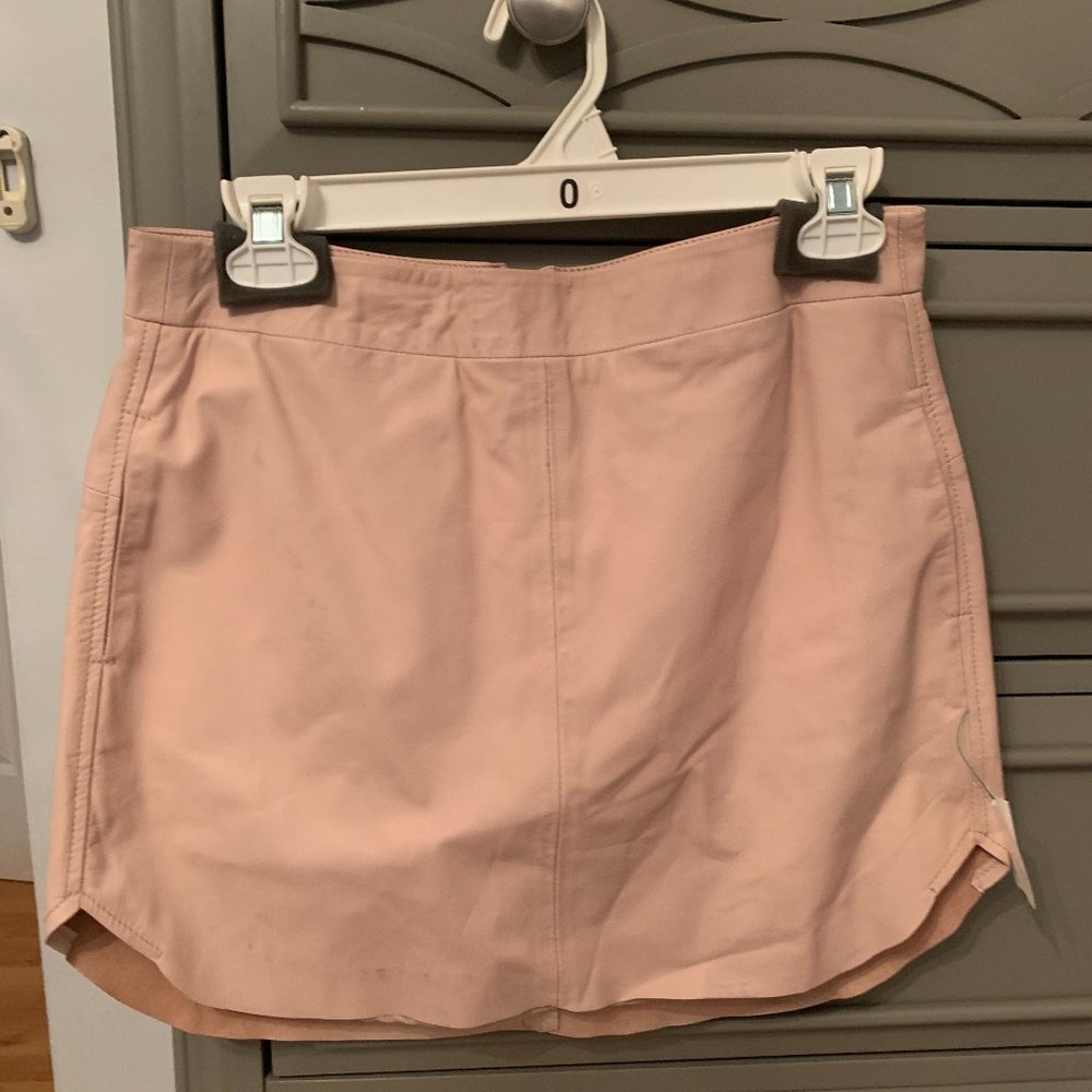 Brand new CD punk leather skirt
